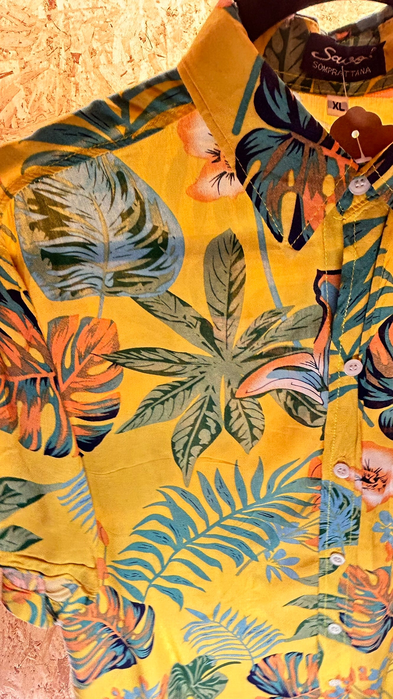 Camicia Hawaiana Uomo Sawo Somprattana – Taglia XL