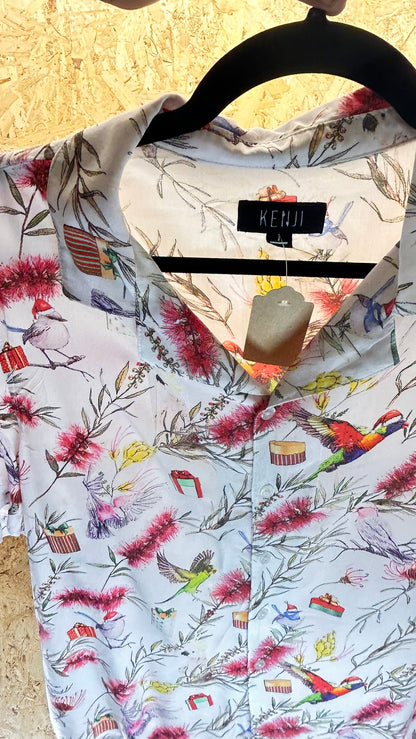 Camicia Uomo Kenji – Stampa Botanica Taglia XL