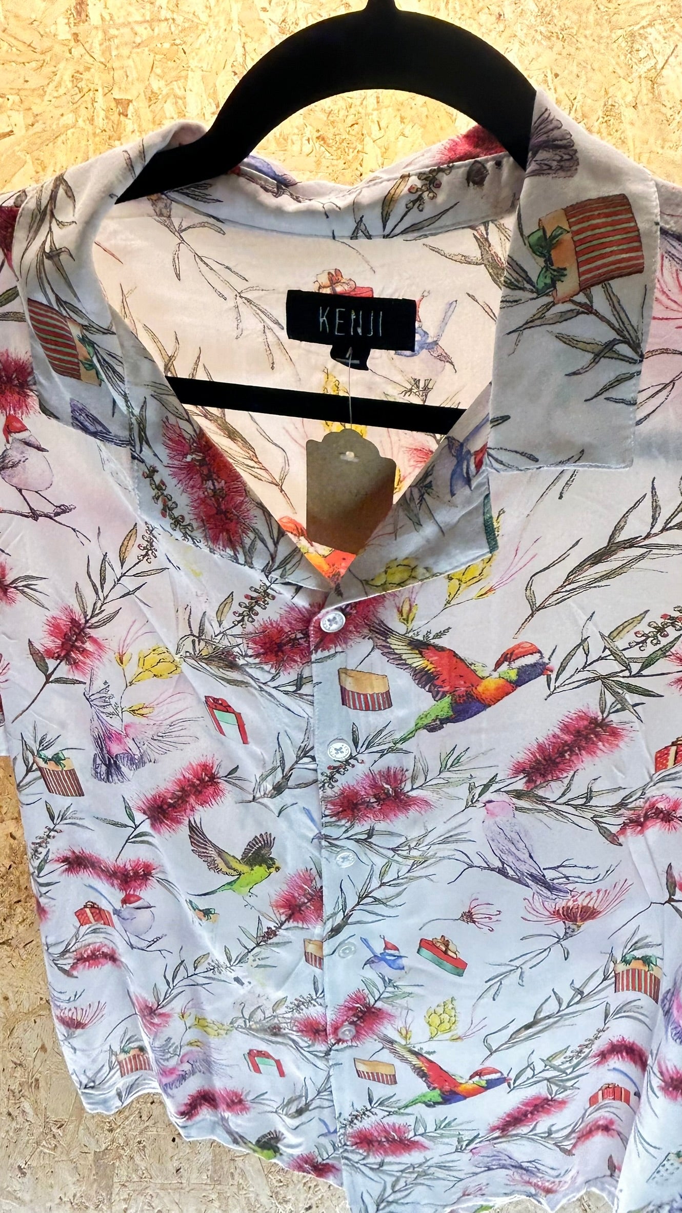 Camicia Uomo Kenji – Stampa Botanica Taglia XL