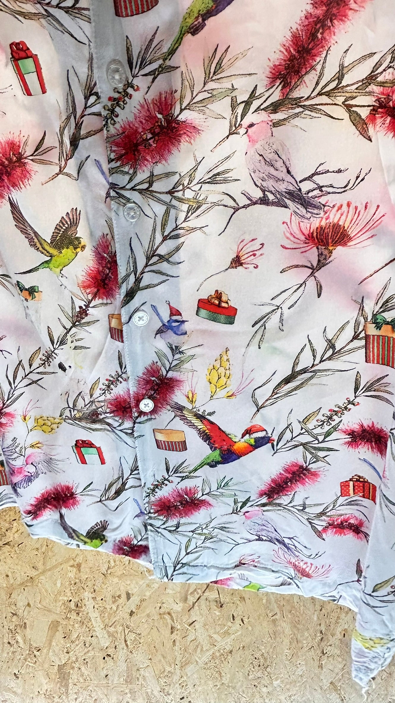 Camicia Uomo Kenji – Stampa Botanica Taglia XL