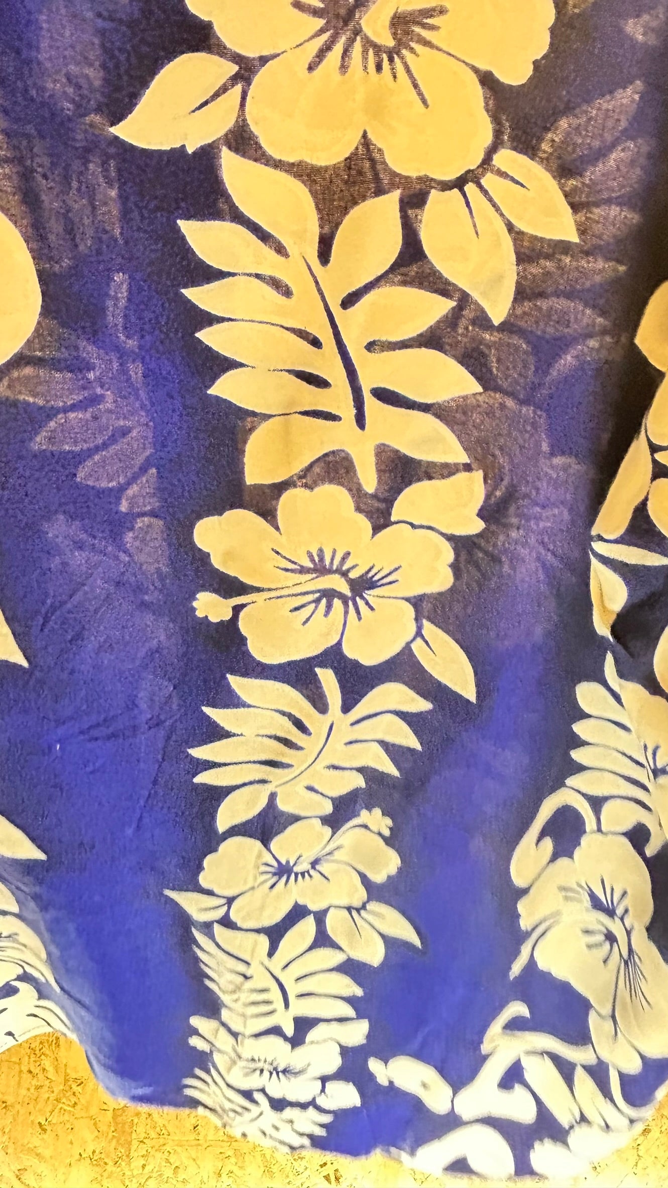 Camicia Hawaiana Handmade in Bali – Ibischi Bianchi Taglia XL
