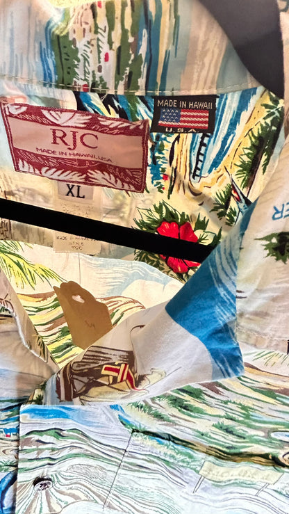 Camicia Hawaiana RJC – Made in Hawaii USA Taglia XL