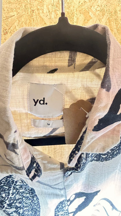 Camicia Uomo yd. – Stampa Botanica Lino Taglia M