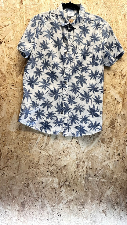 Camicia Uomo Brilliant Basics – Palme Navy Taglia M