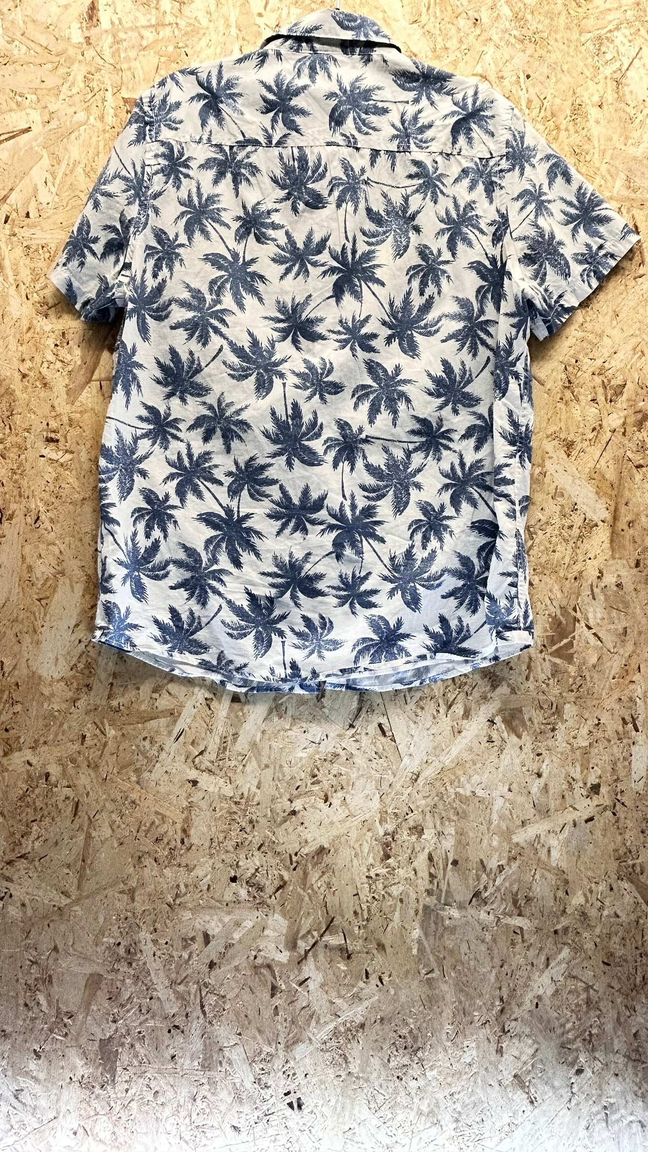 Camicia Uomo Brilliant Basics – Palme Navy Taglia M