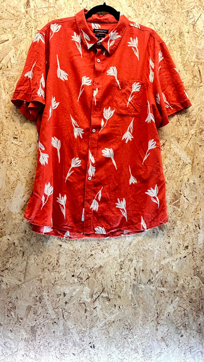 Camicia Sportscraftman Floreale Rossa