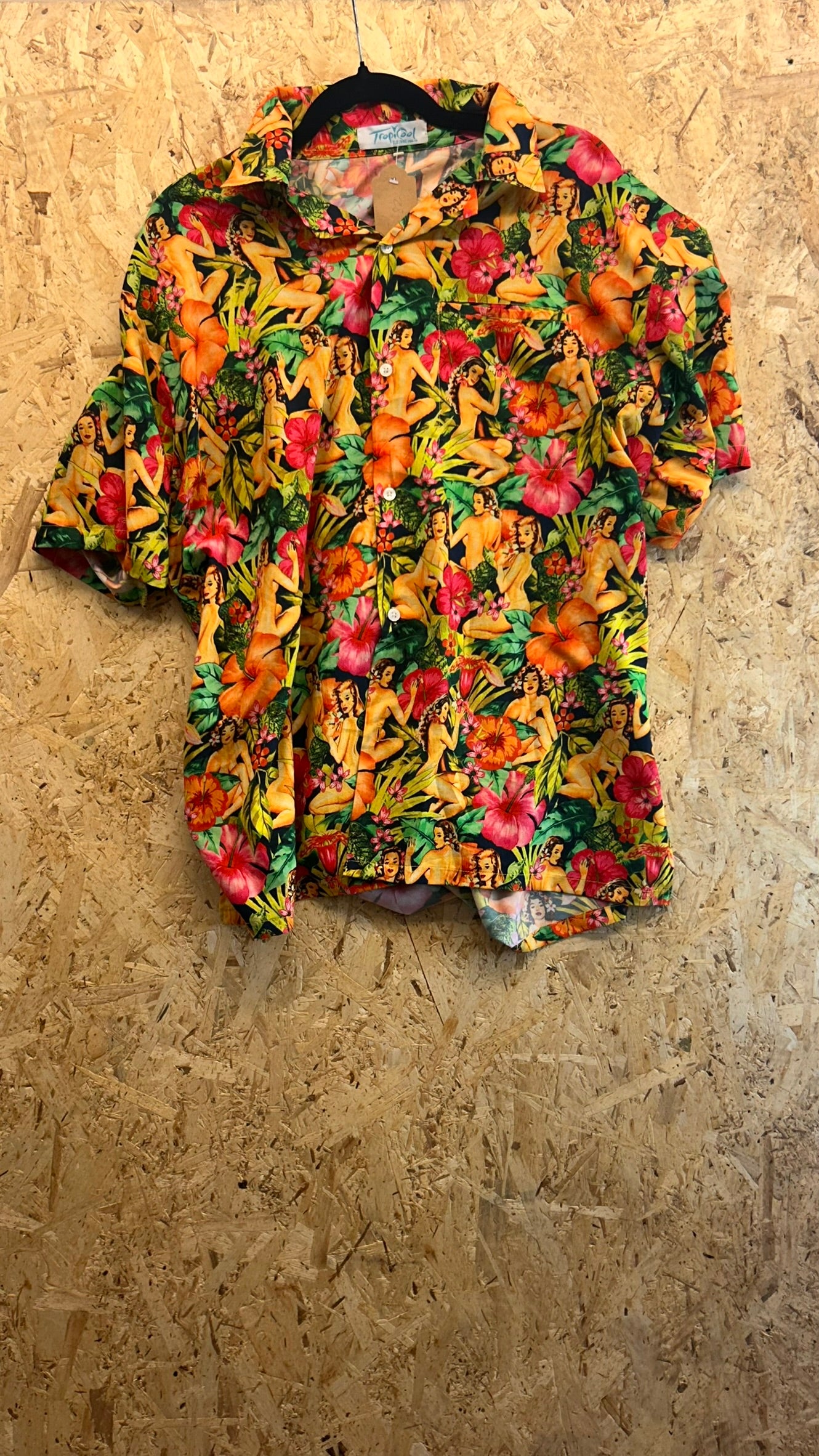 Camicia Tropicool Pin-Up Hawaiana