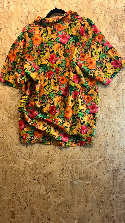 Camicia Tropicool Pin-Up Hawaiana