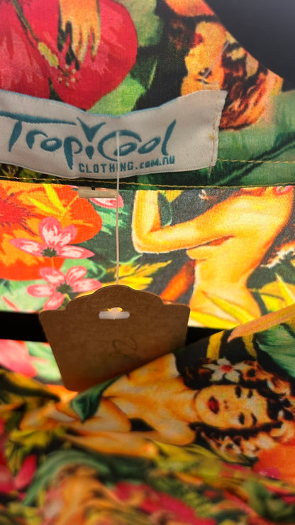 Camicia Tropicool Pin-Up Hawaiana