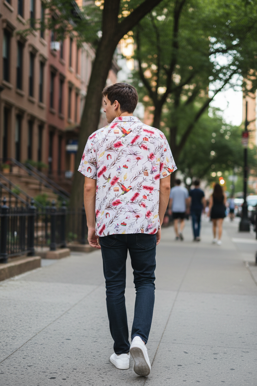 Camicia Kenji Botanica – Modello Retro