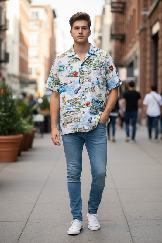Camicia RJC Hawaii – Modello Fronte