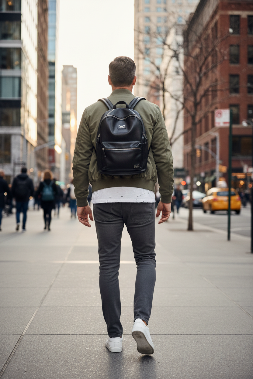 DSQUARED2 jeans grigio uomo vista posteriore