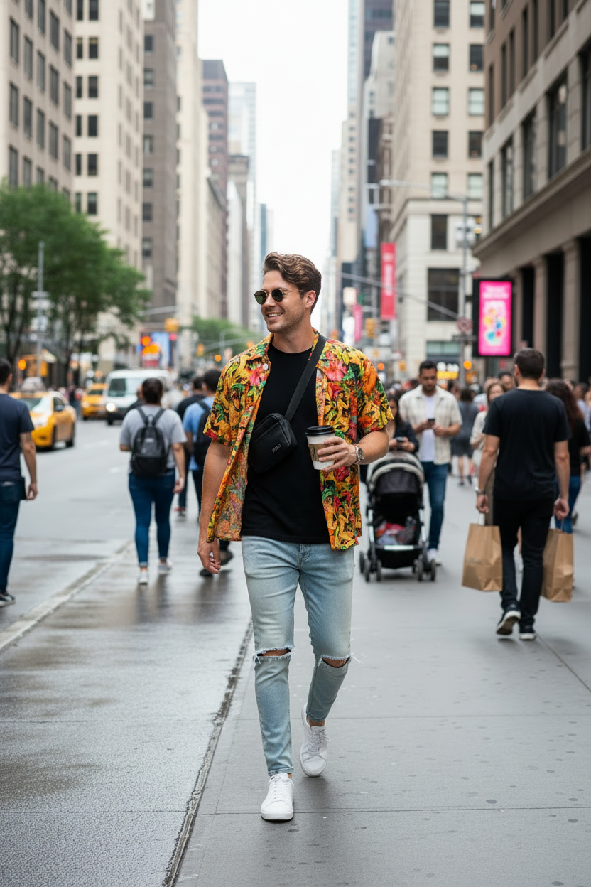 Camicia Tropicool - city walk